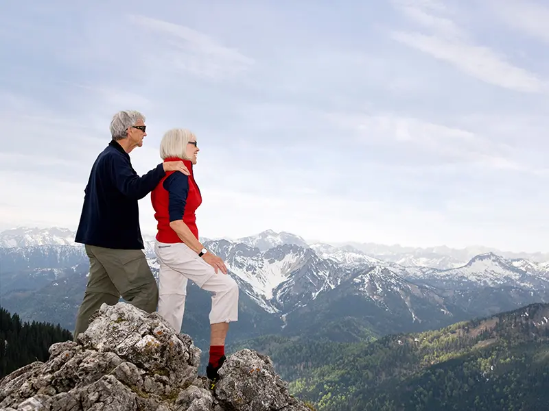 Couple enjoying retirement lifestyle after successful financial planning