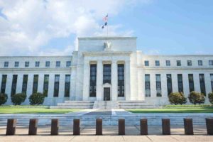 The Federal Reserve Board Building in Washington. 