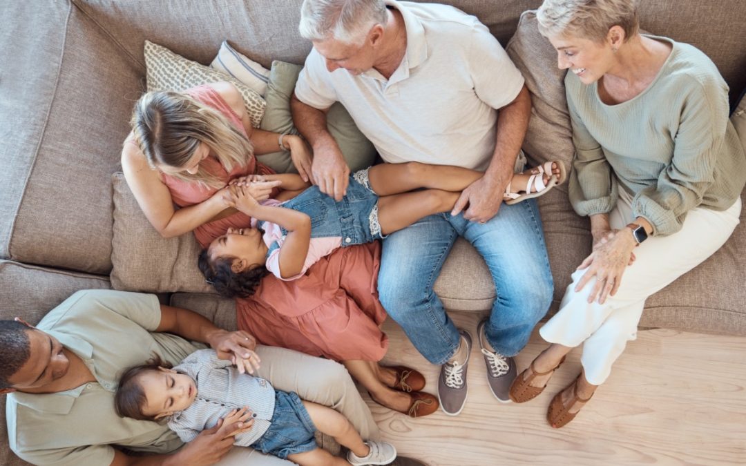 family together symbolizing peace of mind for beneficiaries